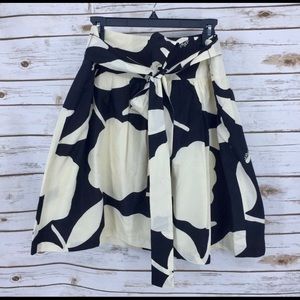 Lilly Pulitzer Party Girl Black Soiree silk skirt